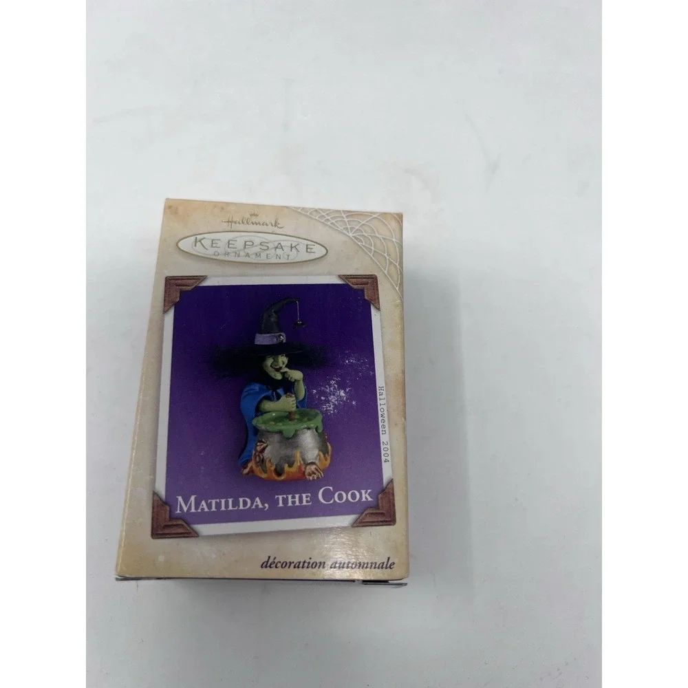 2004 Hallmark Mansion on Ravenwood Lane Halloween Collection Ornament Lot 6 NOS